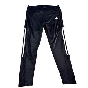 Adidas Leggings Womens XL Black AEROREADY High Rise Athletic Workout Pants